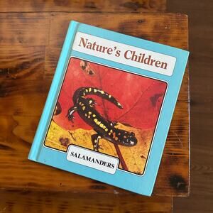 Vintage 1986 Nature's Children Salamanders Hardcover Book